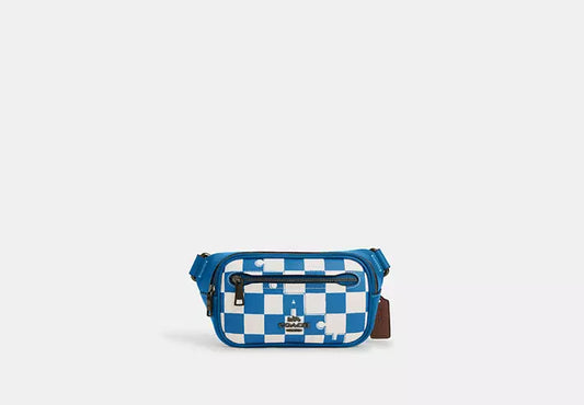 Elias Mini Belt Bag With Checkerboard Print